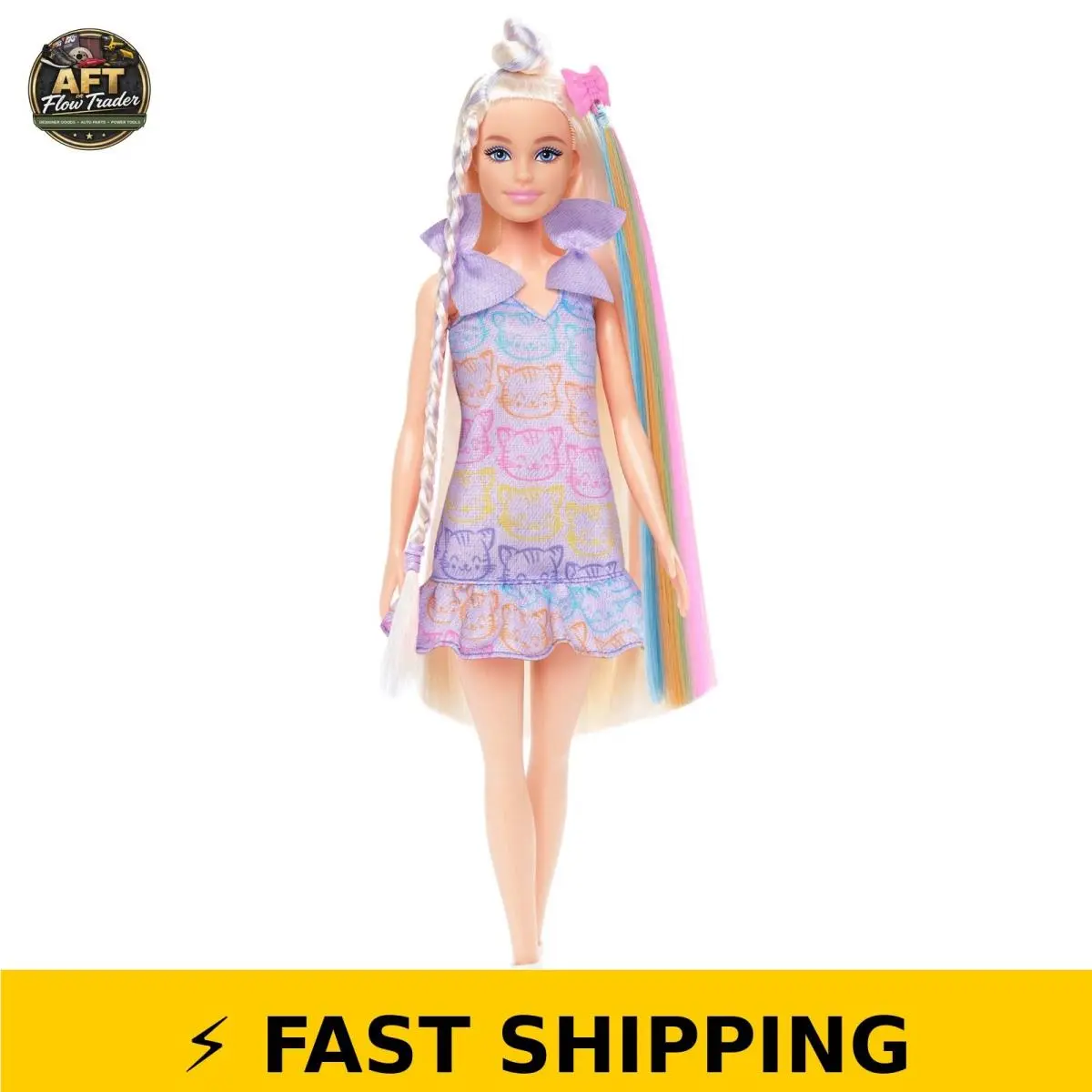 Barbie Fun Fancy Doll - Blonde with Extra-long Hair 2 Outfits