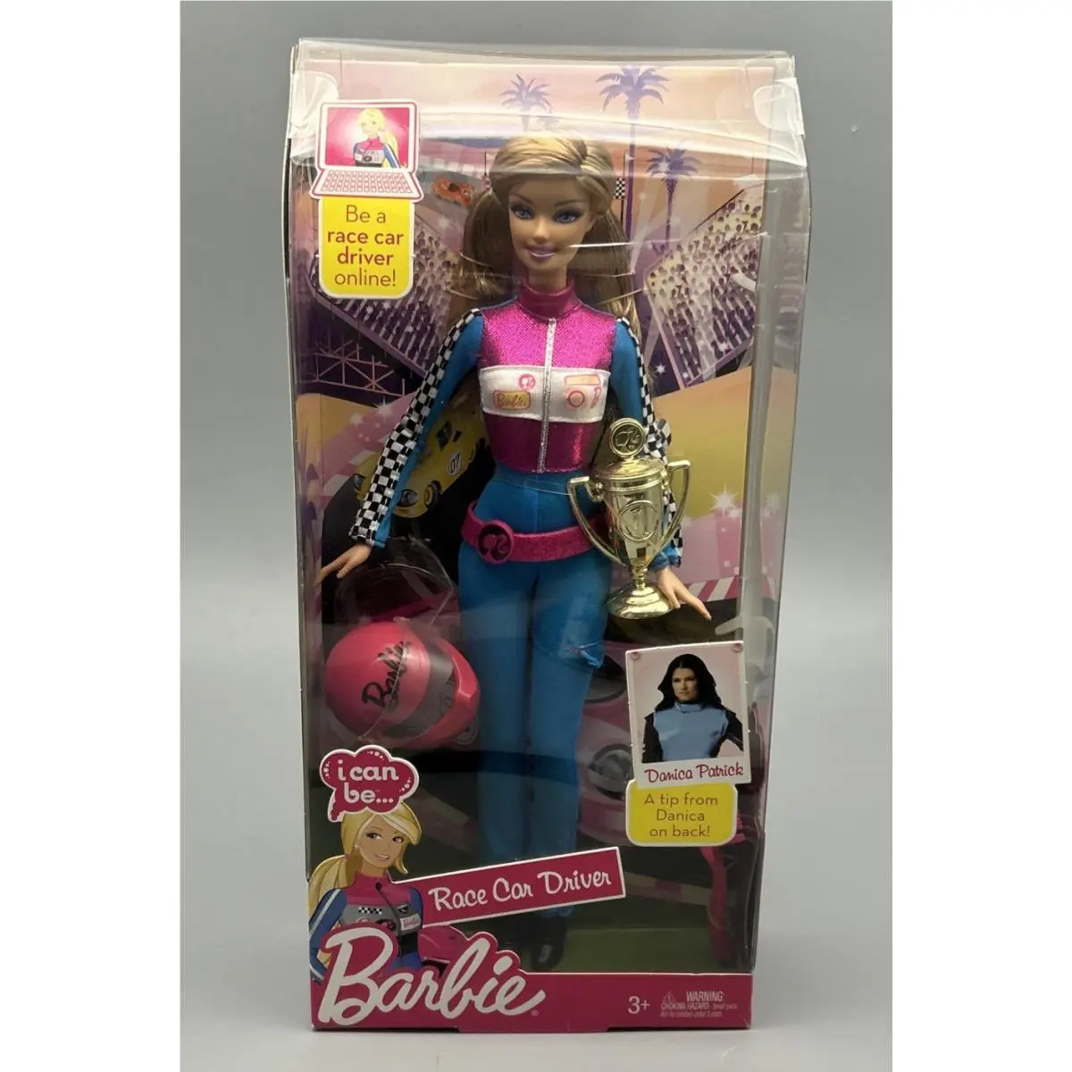 Barbie Race Car Driver Doll Danica Patrick Can Be Anything 2009