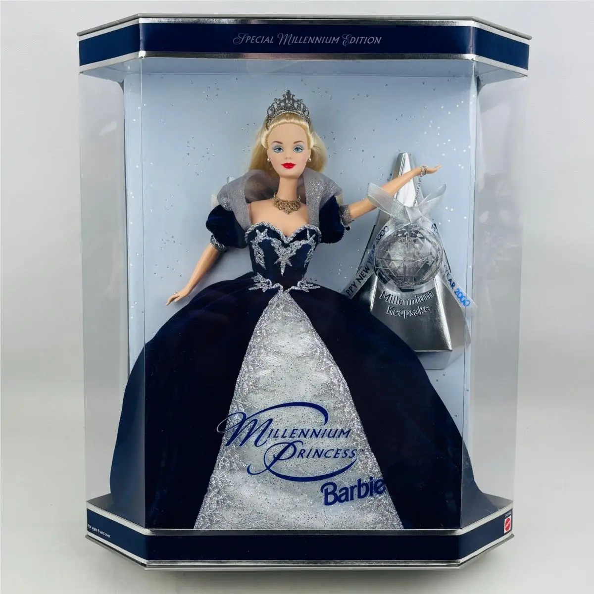 Barbie Millennium Princess 2000 Special Edition Mattel 24154 Blue Velvet Dress