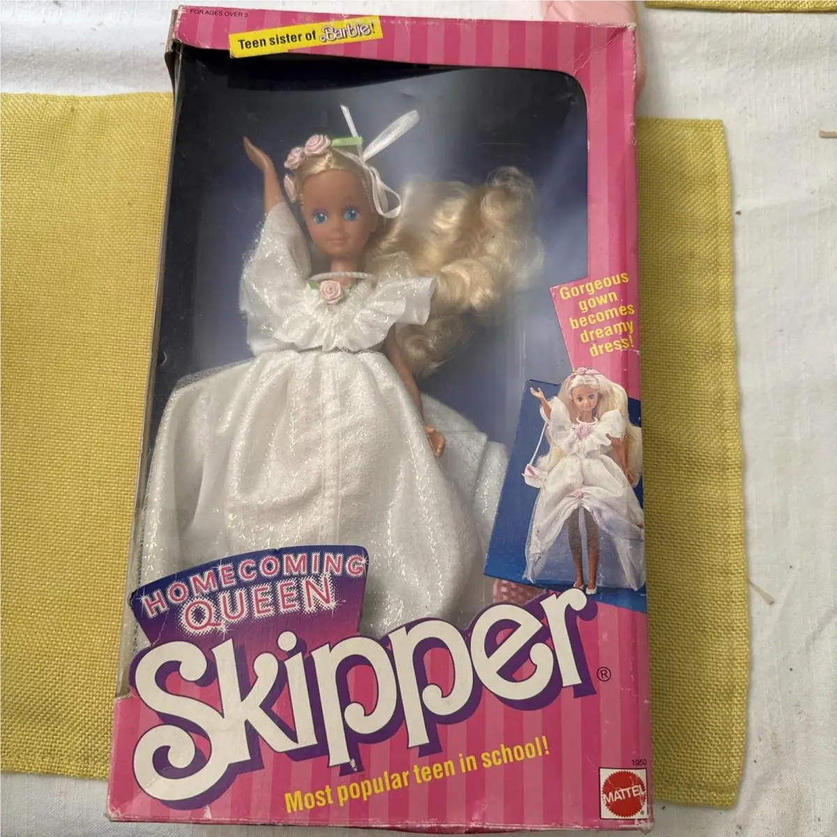 Vintage Mattel Homecoming Queen Skipper Barbie Doll 1950 Read Description
