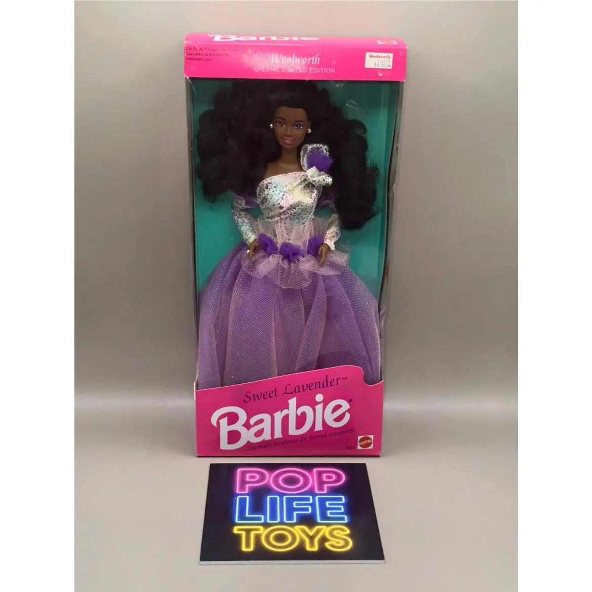 Vintage 1992 Mattel “sweet Lavender Barbie- African American” 2523 Nrfb