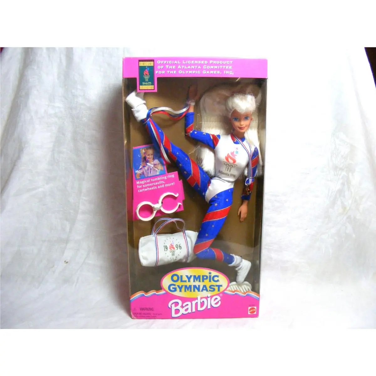 1995 Barbie Collectable Olympic Gymnast Mattel 15123 F-1