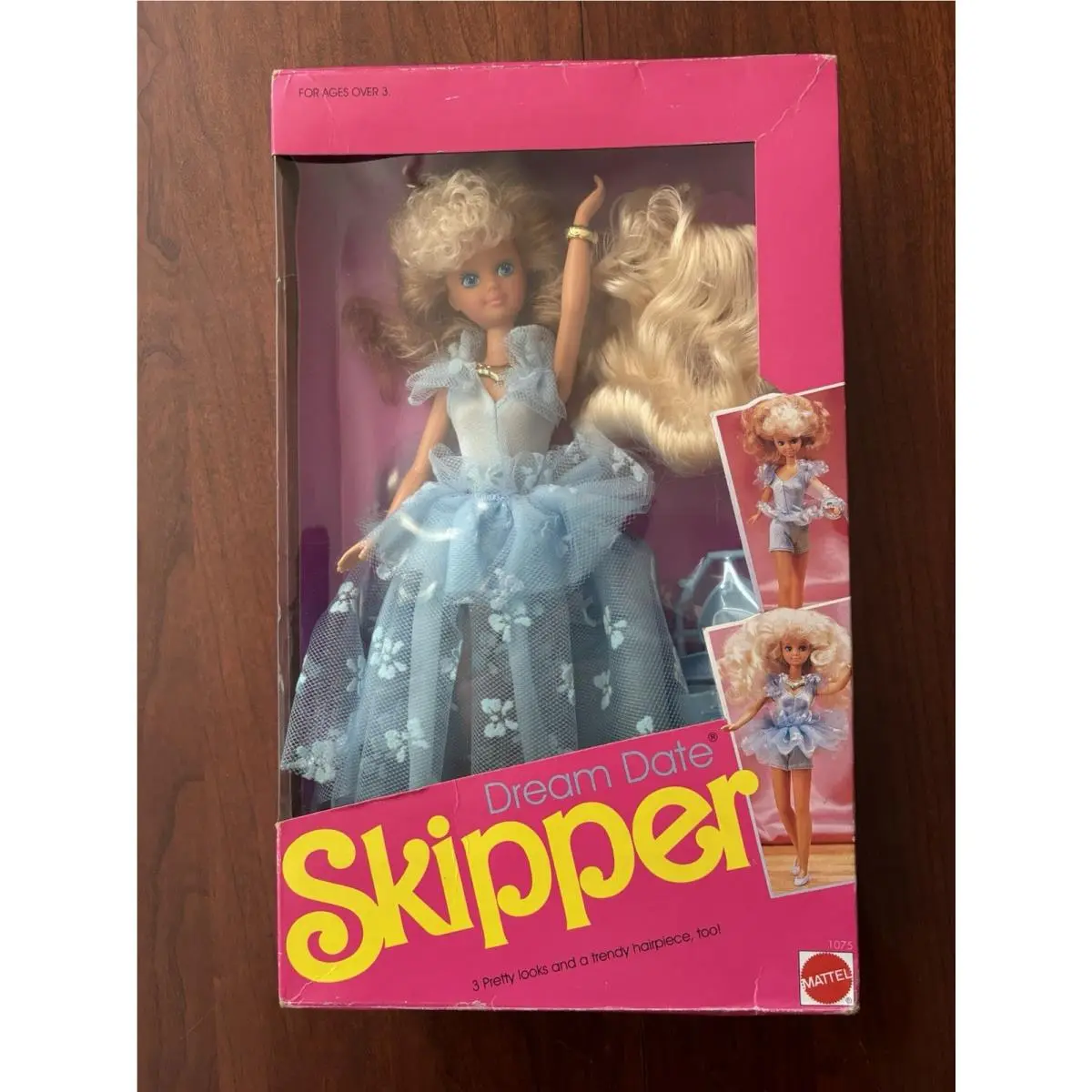 1990 Mattel Dream Date Skipper Barbie 1075