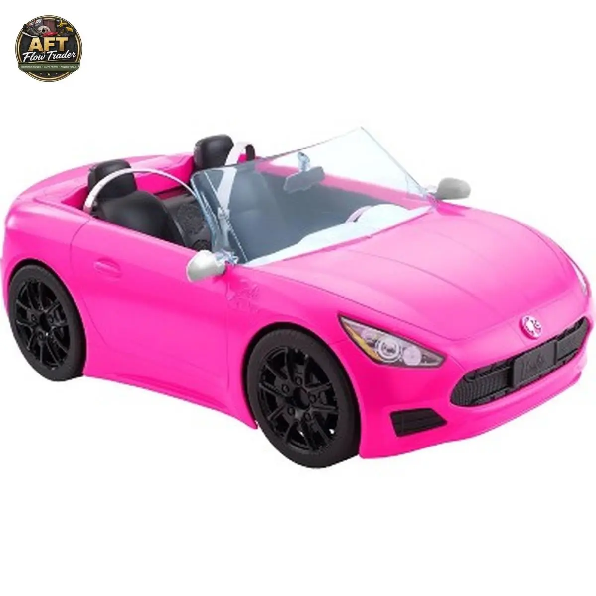 Barbie Convertible Car - Pink Sporty Vehicle For Imaginative Play