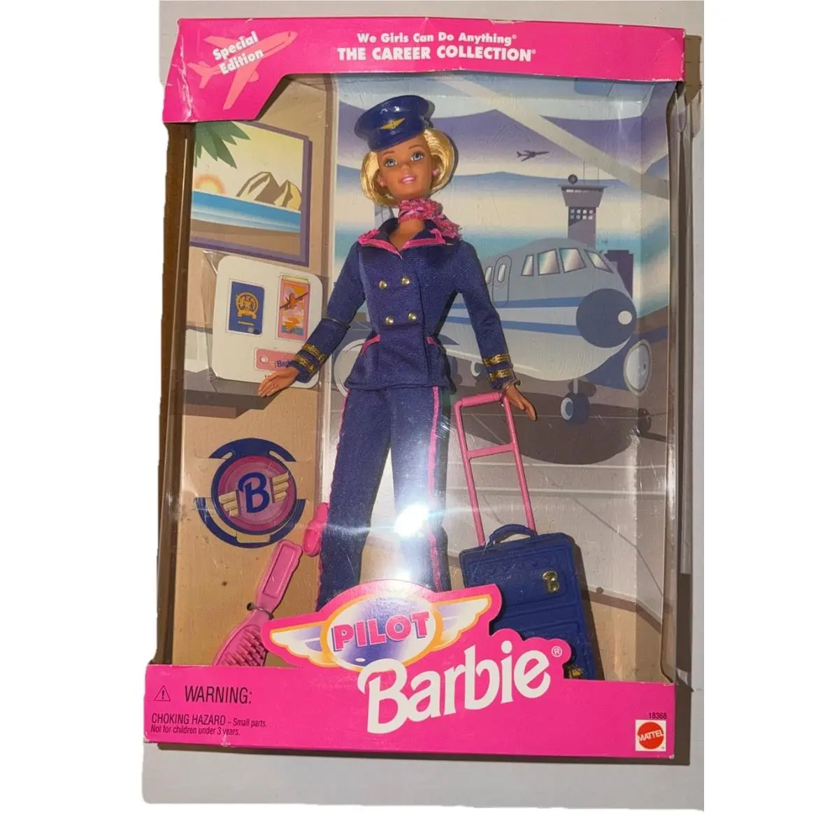 We Girls Can Do Anything Career Collection Pilot Barbie Special Edition Nos