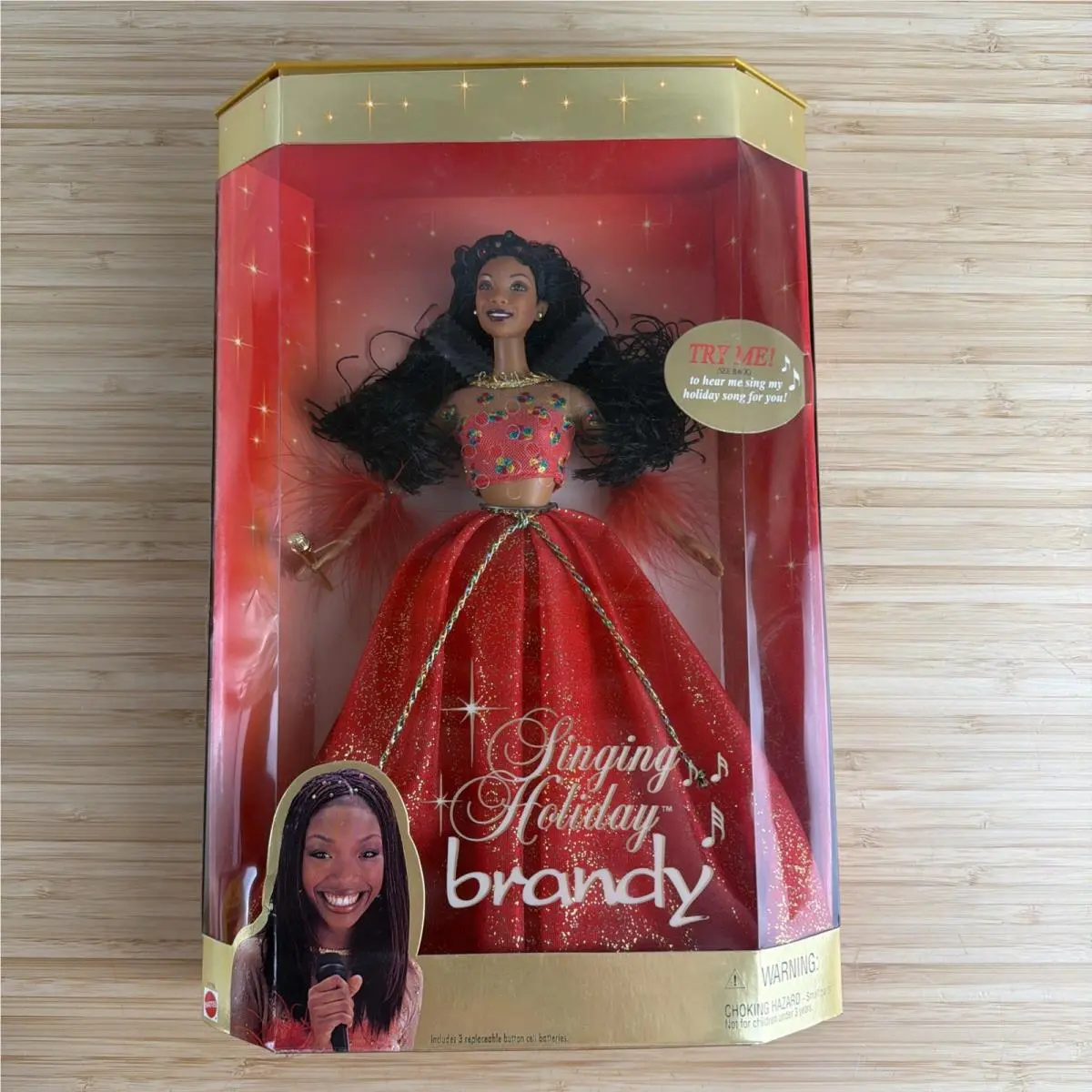 2000 Mattel Singing Holiday Brandy 12 Barbie Doll Nip