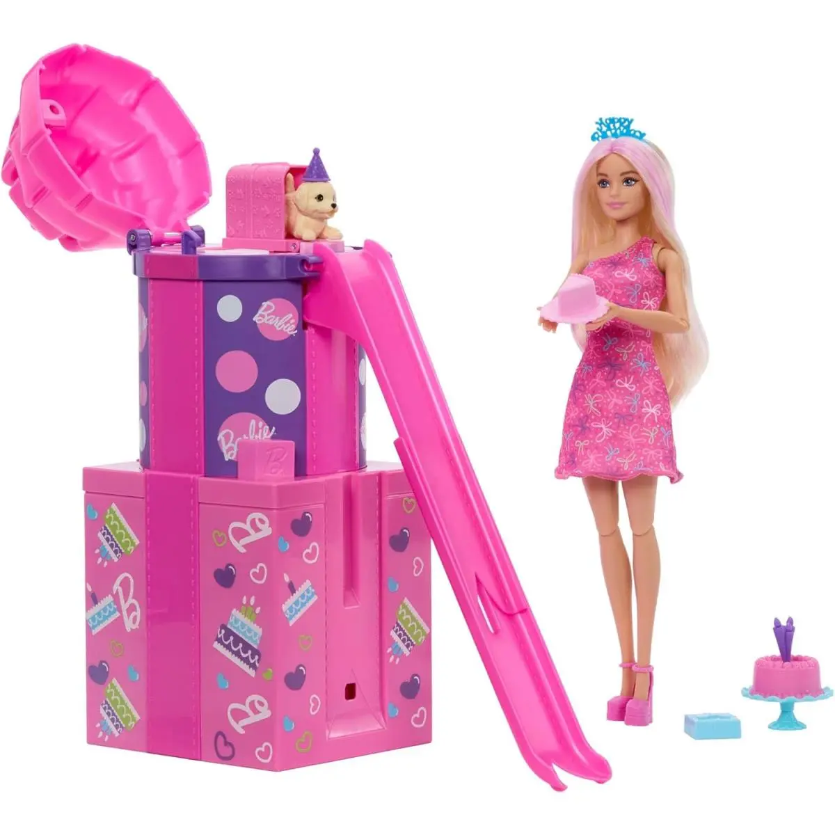 Barbie Rise Surprise Doll Accessories Pet Birthday Series with 12 Surprises