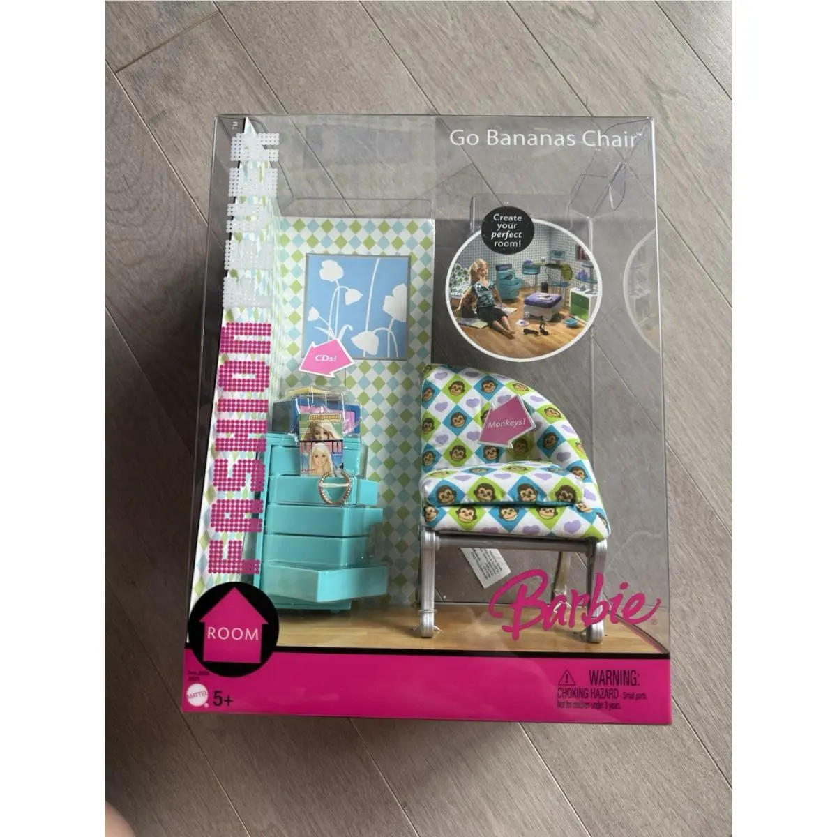 Barbie Fashion Fever Go Bananas Chair Set - Nrfb - Mint - Sku J0675
