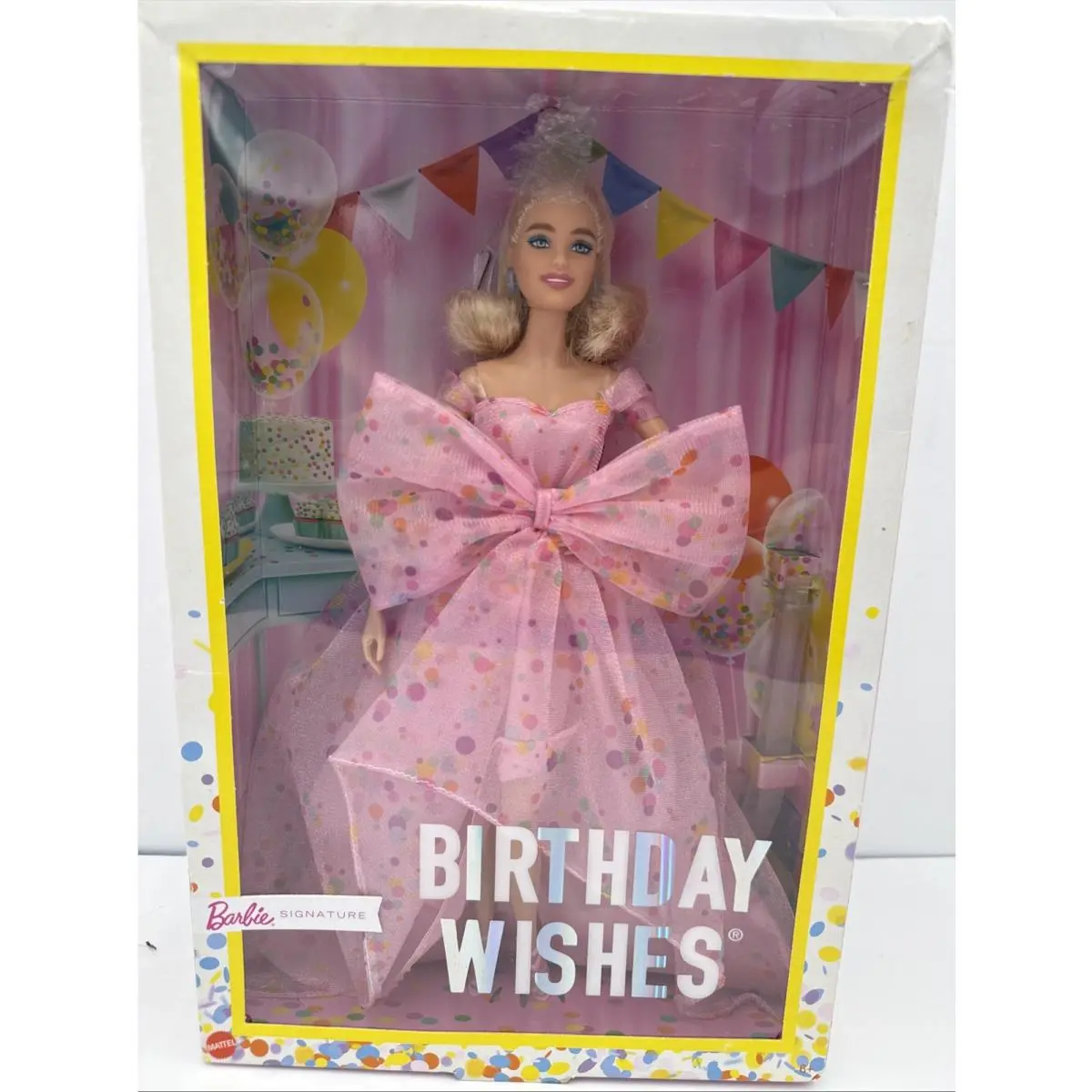 Birthday Wishes Barbie 2021 Signature Mattel Doll Figure HCB90
