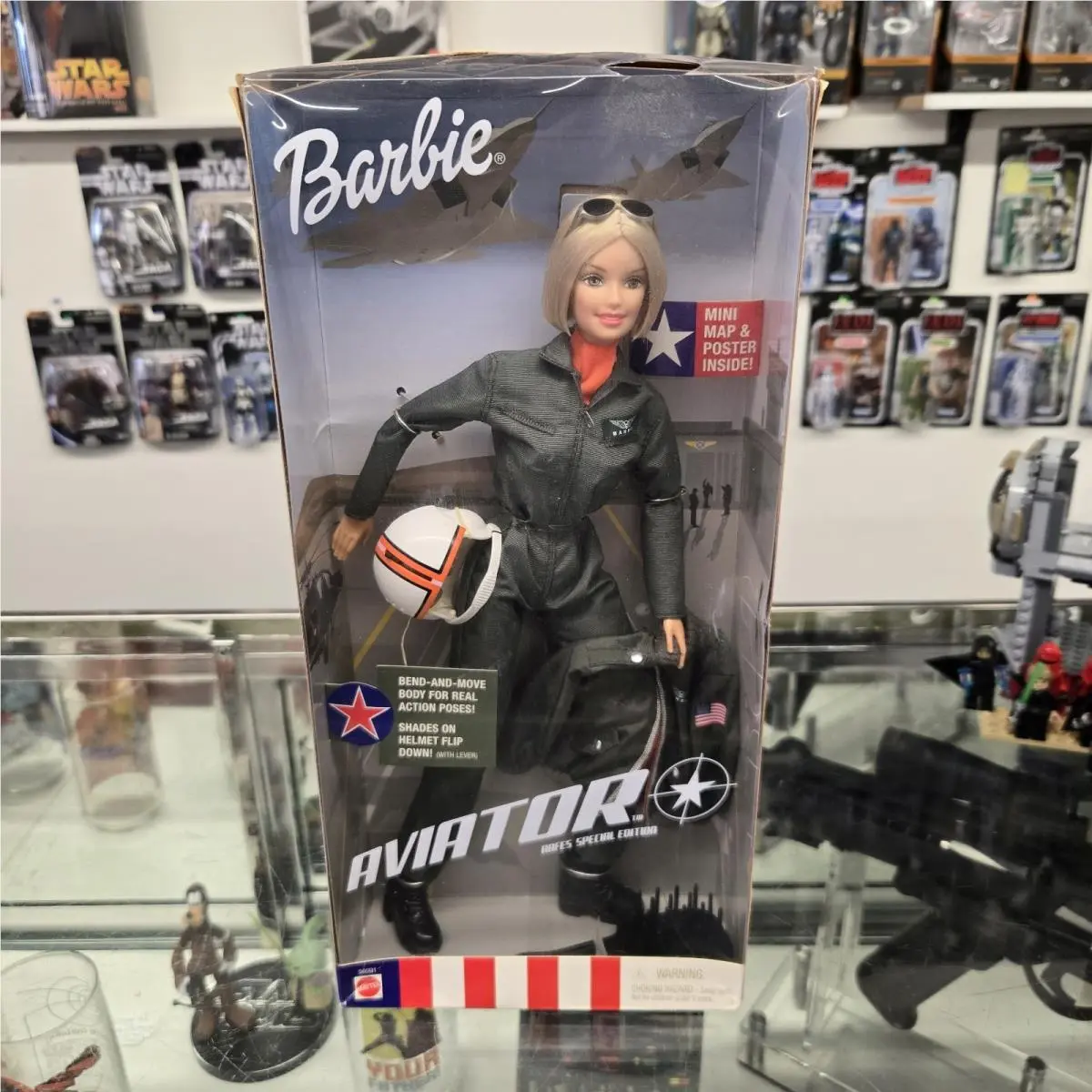 Barbie Aviator Vintage 2001 Doll Aafes Special Edition Mattel 56091