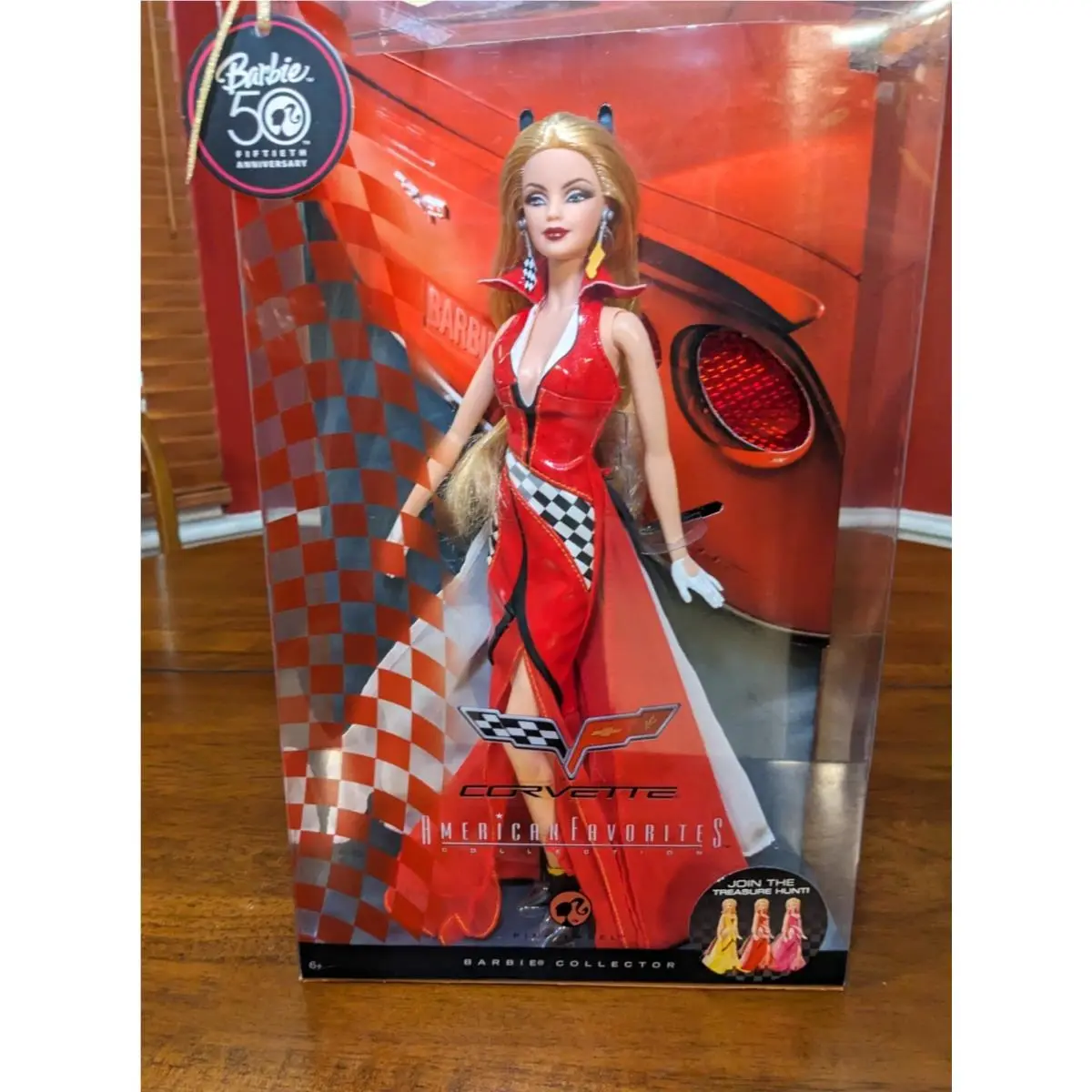 Corvette Barbie 50th Anniversary American Favorites Collection. Nrfb. 2008