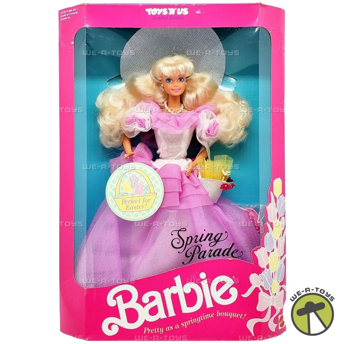 Barbie Spring Parade Doll Toys R Us Limited Edition 1991 Mattel 7008