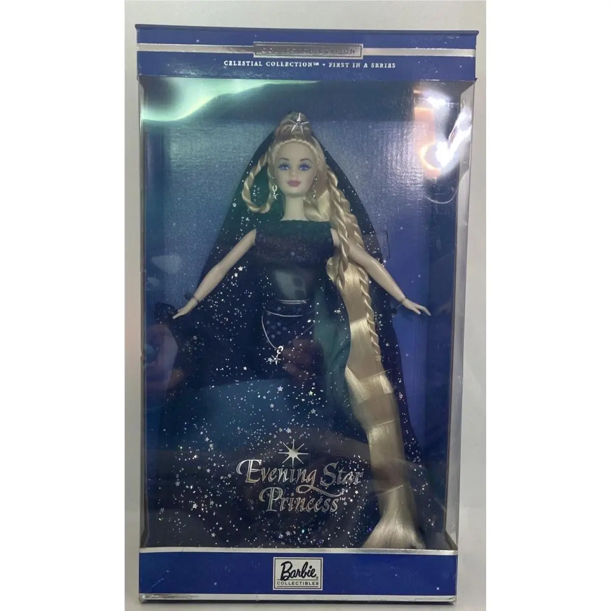 Evening Star Princess Barbie Doll Celestial Collection 2000 Mattel 27690 Nrfb