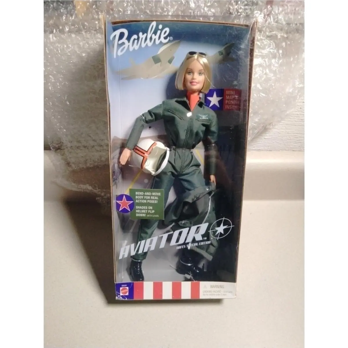 Aviator Aafes Special Edition Barbie Doll 2001 Mattel 56091 Nrfb