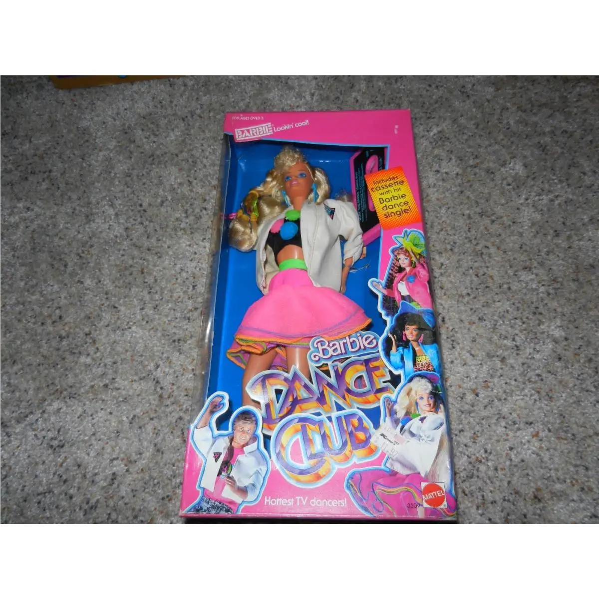 1989 Barbie Dance Club Lookin` Cool Nrfb 3509