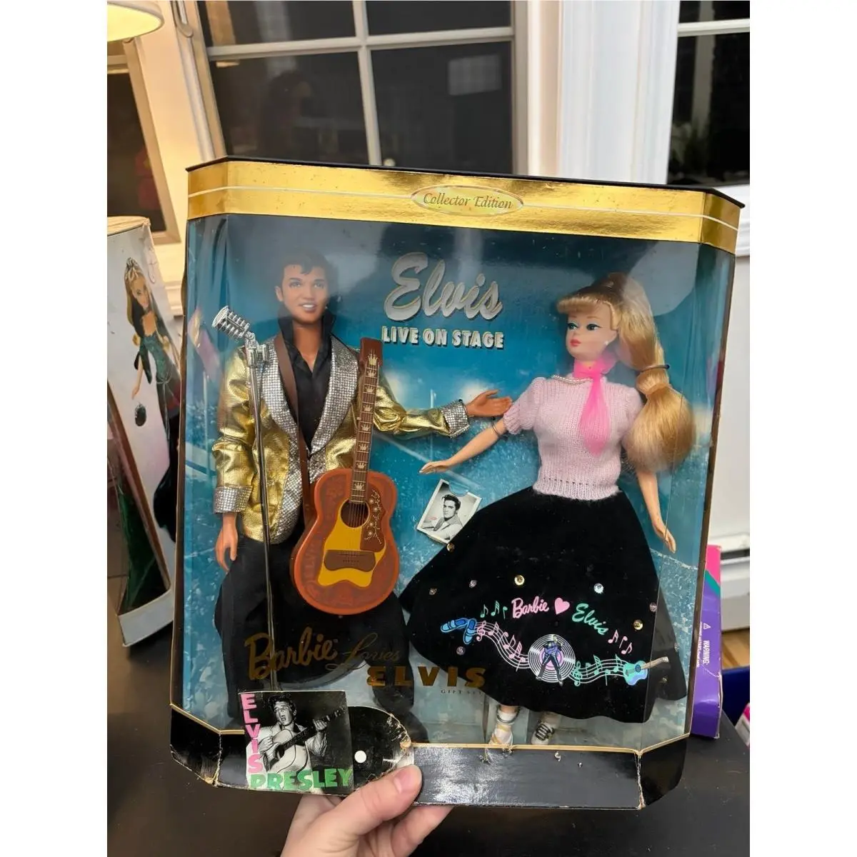 Barbie Loves Elvis Collector Edition Gift Set Dolls 1996 Mattel 17450