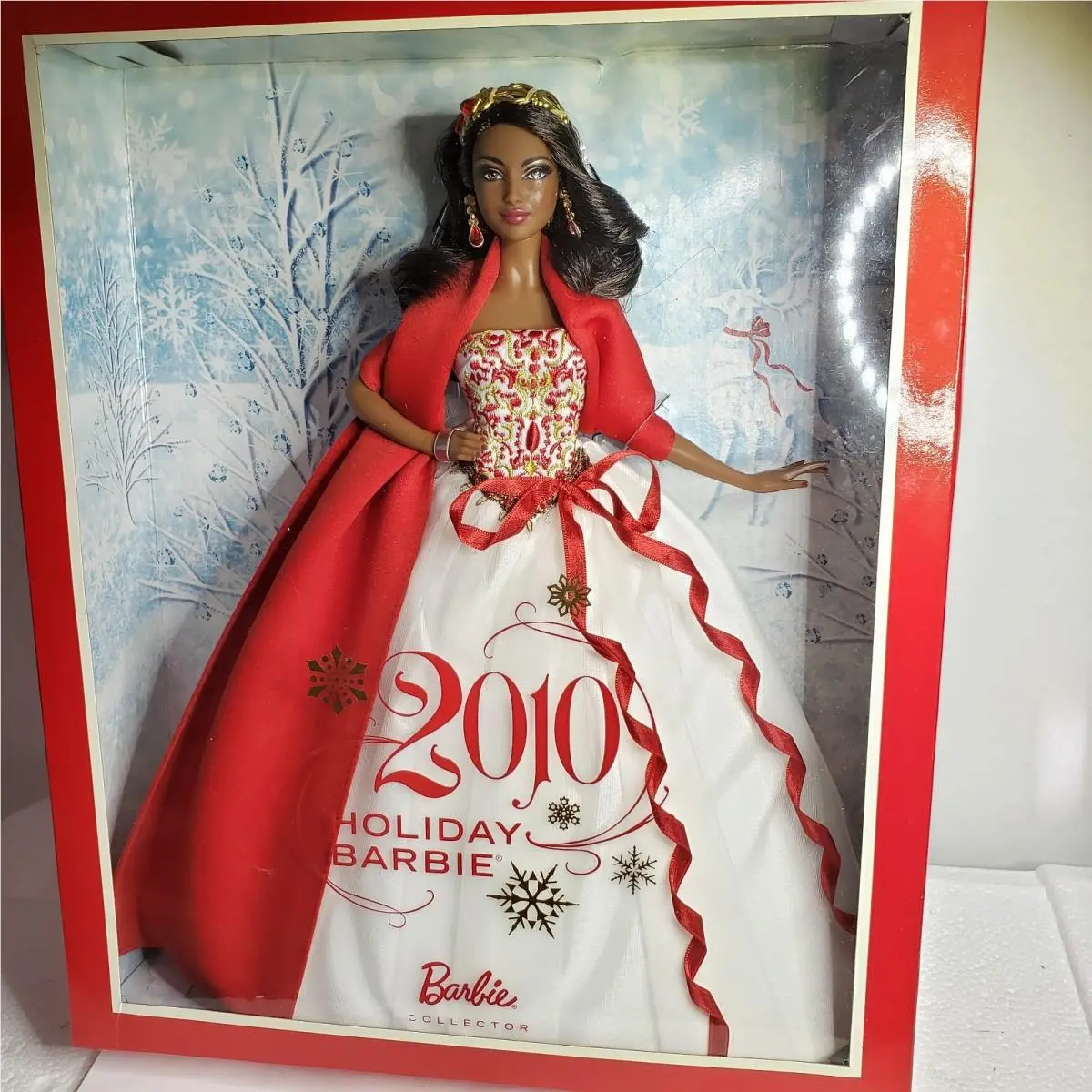 Mattel 2010 Holiday Barbie Barbie Collector African American Doll R4546 Nrfb