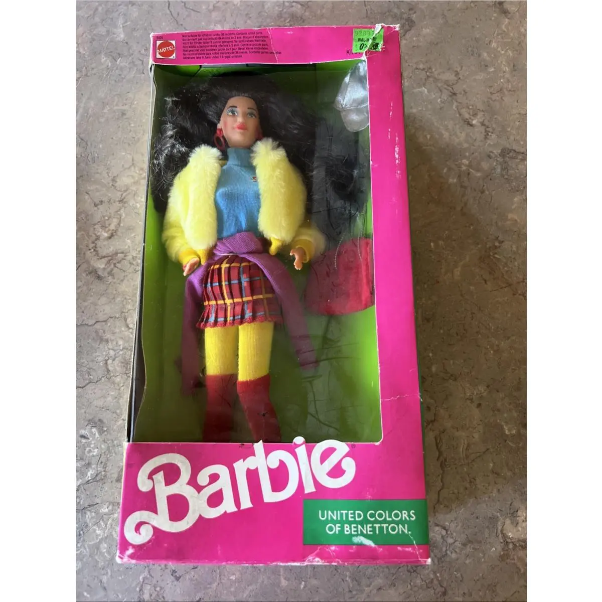 Vintage 1990 Kira United Colors of Benetton Barbie Doll