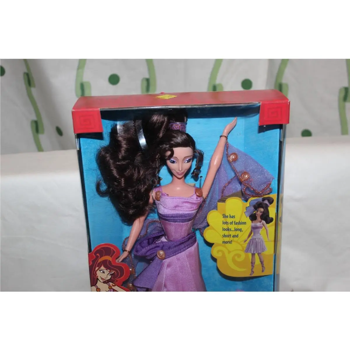 Disney Hercules Fashion Secrets Megara Mattel 17149 Rare Box Vinatge 1996