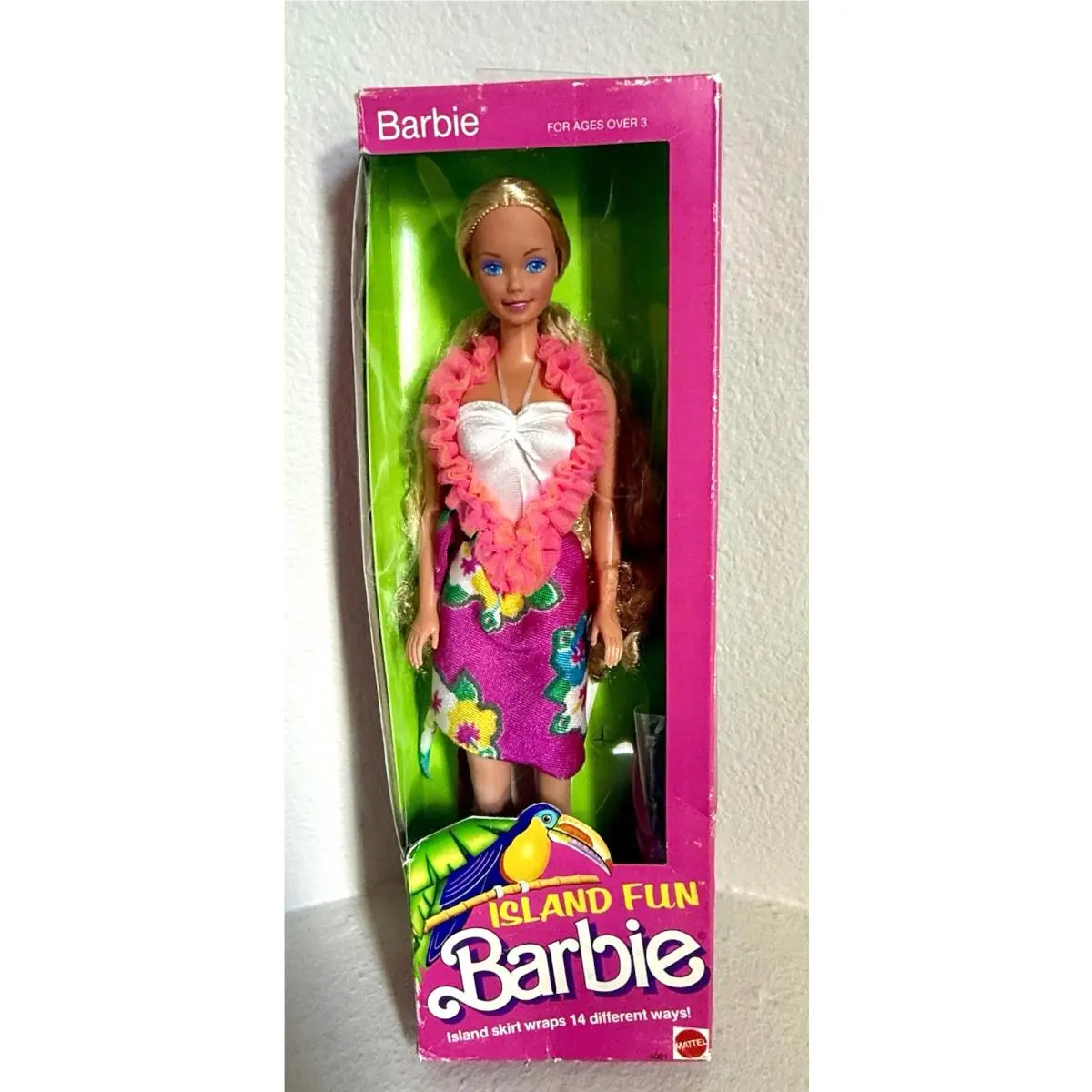 Vintage 1987 Island Fun Blonde Barbie Doll 4061 Mattel Nrfb See Photos