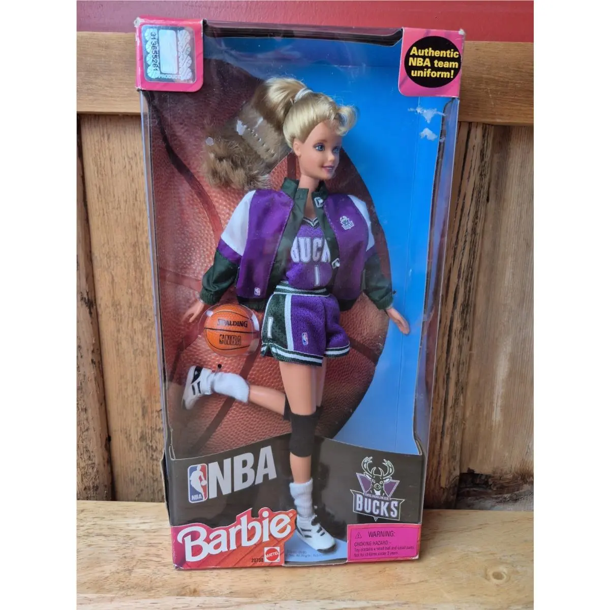Barbie Nba Milwaukee Bucks Basketball Team Uniform Collector Series