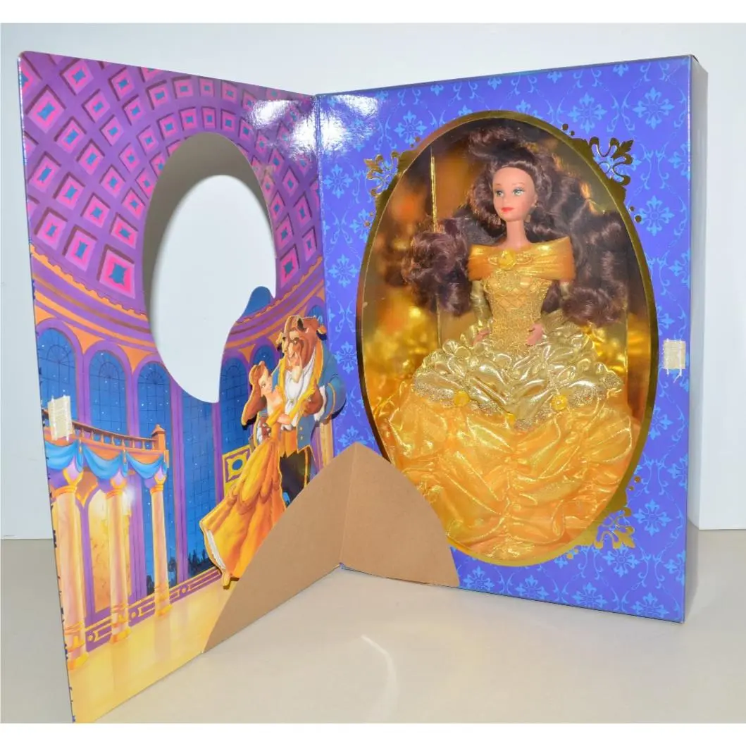Vintage Disney Beauty and The Beast Belle Doll Misb Mattel 1996 Barbie