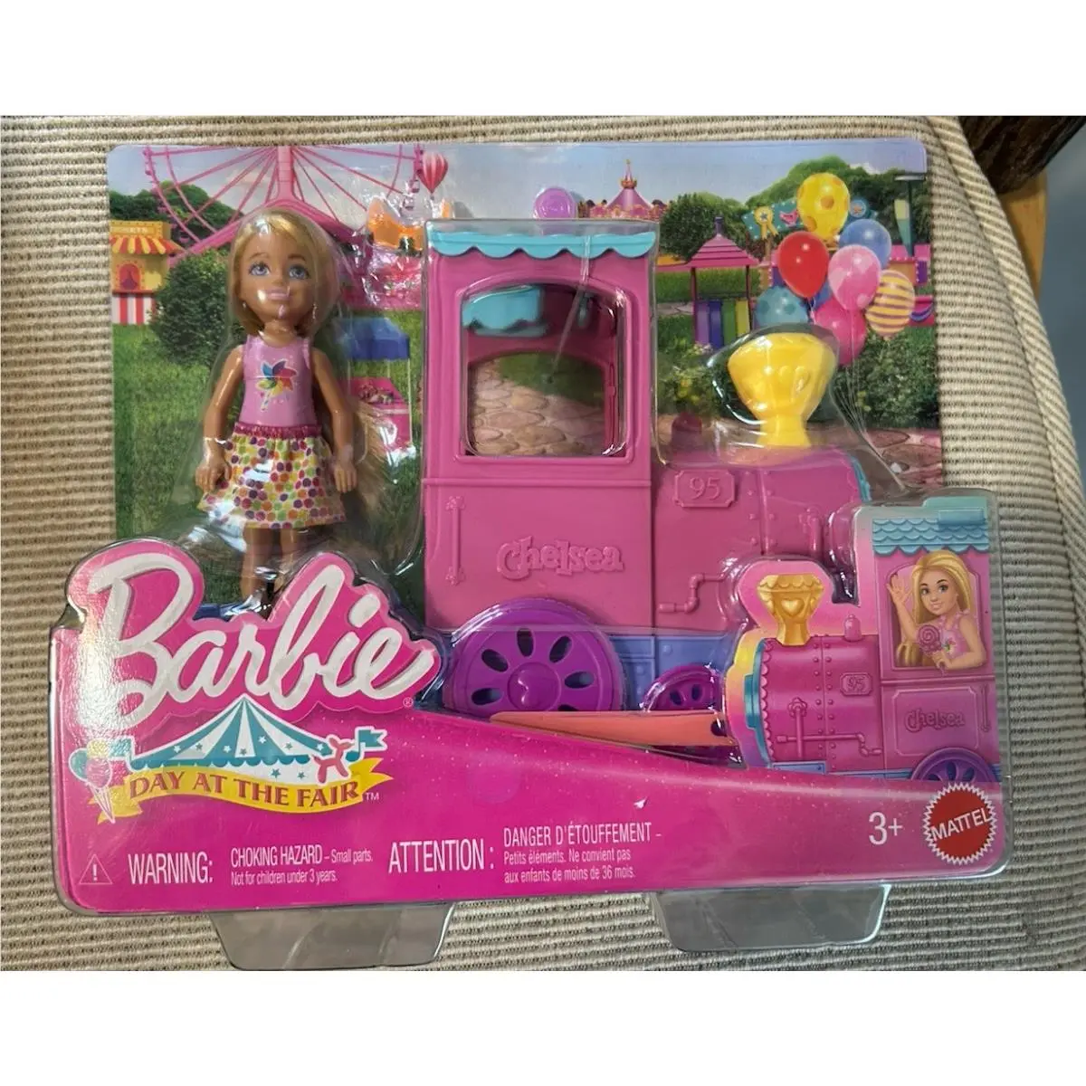 Barbie Chelsea Day At The Fair Toy Train Play Set