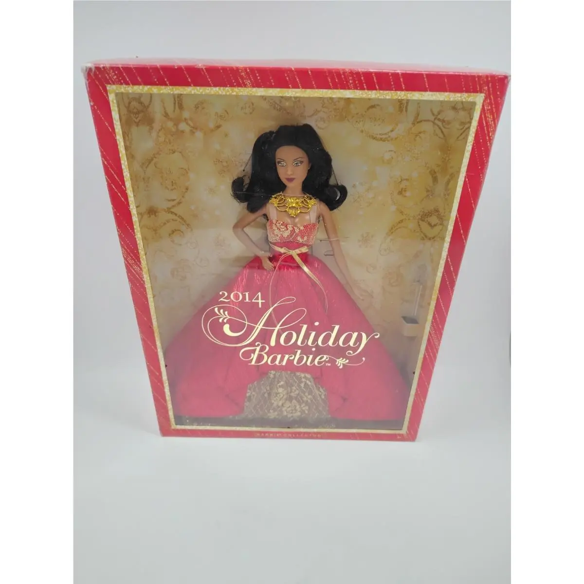 2014 Holiday Barbie Collector Doll African American Mattel BDH14