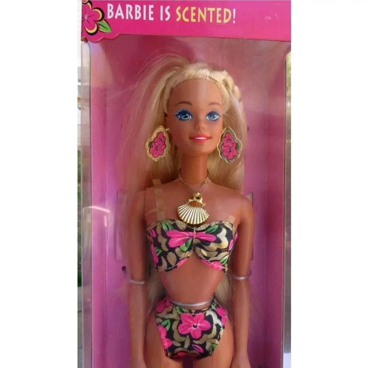 Tropical Splash Barbie Scented Floral Bikini 12446 Nrfb