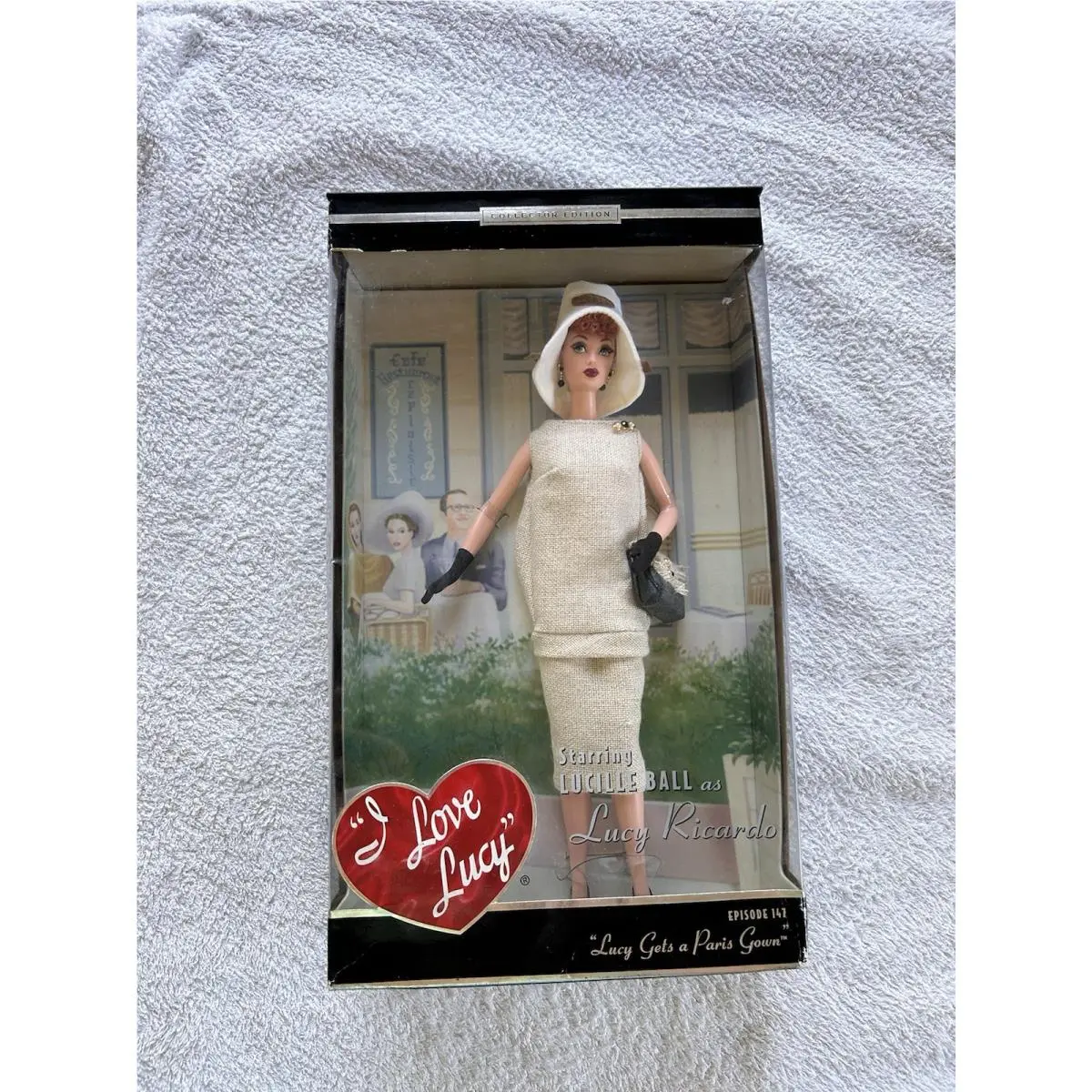 I Love Lucy Barbie Doll Mattel Lucy Gets a Paris Gown Episode 147 2002