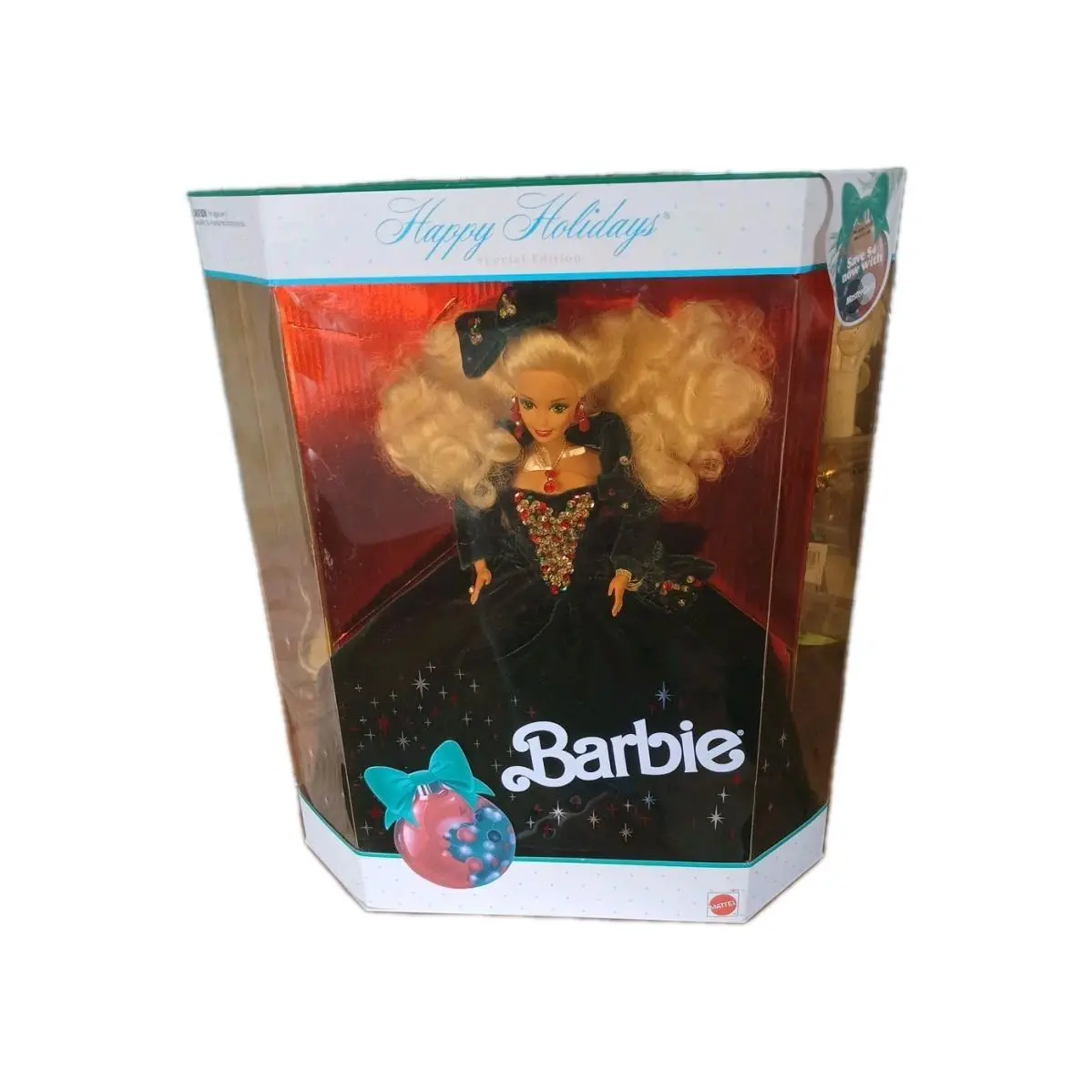 Vintage 1991 Happy Holidays Barbie Special Edition