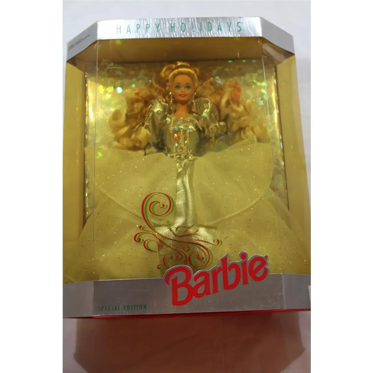 Mattel 1992 Happy Holidays Christmas Barbie Doll - Special Edition Figure
