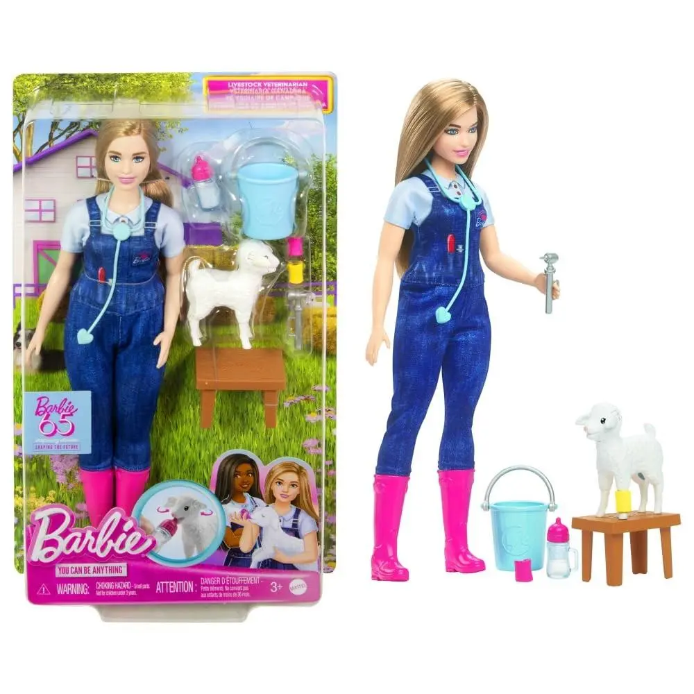 Barbie 65th Anniversary Farm Veterinarian Set