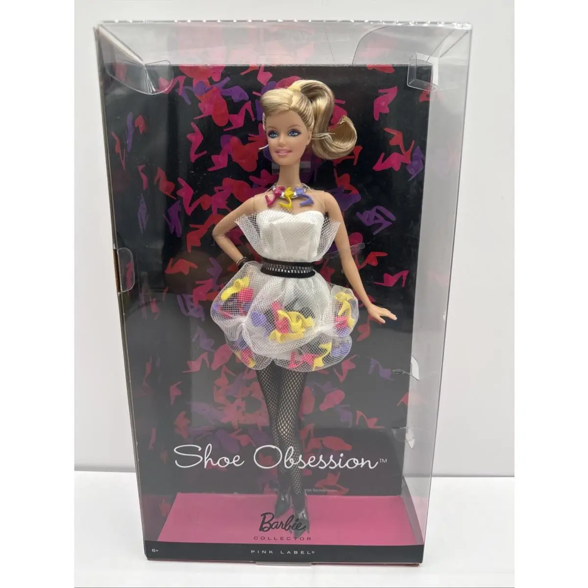2011 Barbie Shoe Obsession Doll Pink Label Collector Fashionista Nrfb