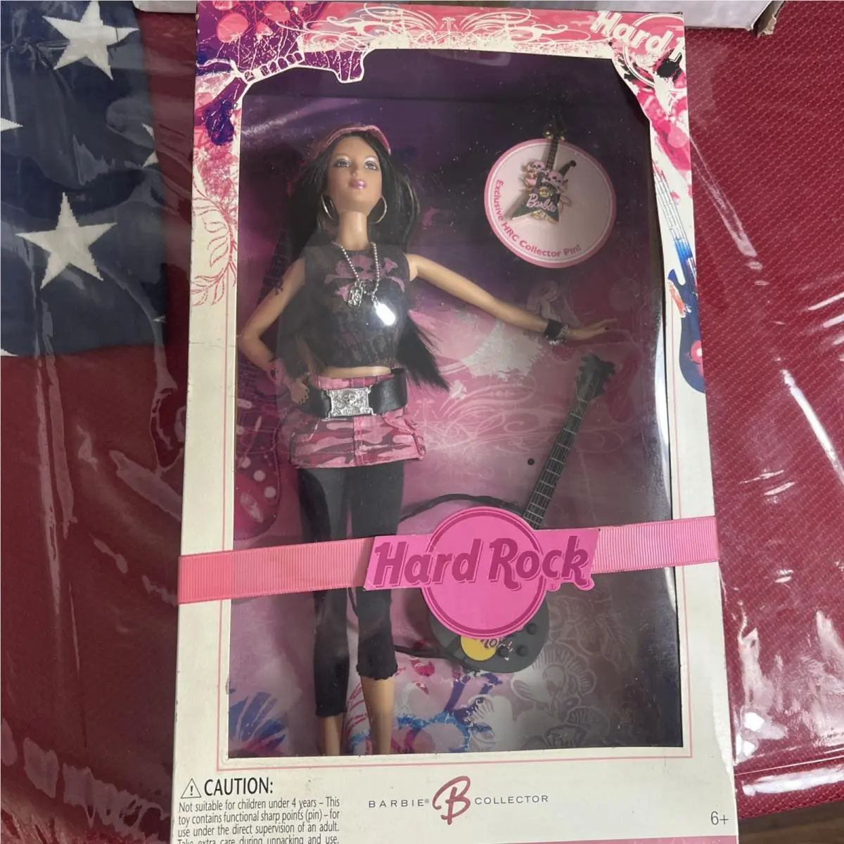 2006 Mattel Hard Rock Barbie Pink Label Barbie Collector Doll Read