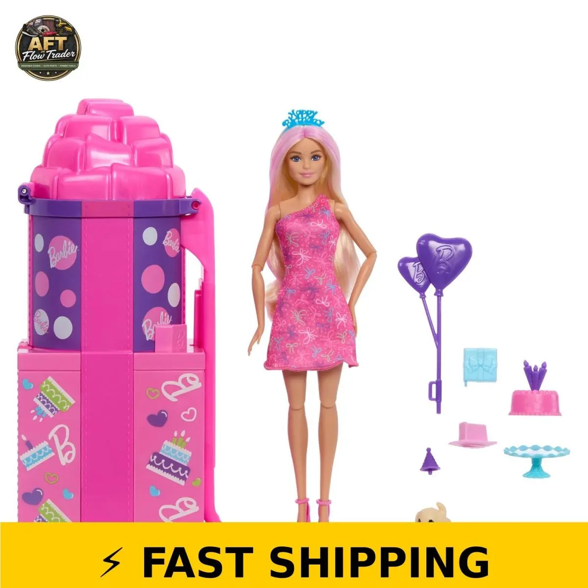 Barbie Rise Surprise Pet Birthday Doll Accessories
