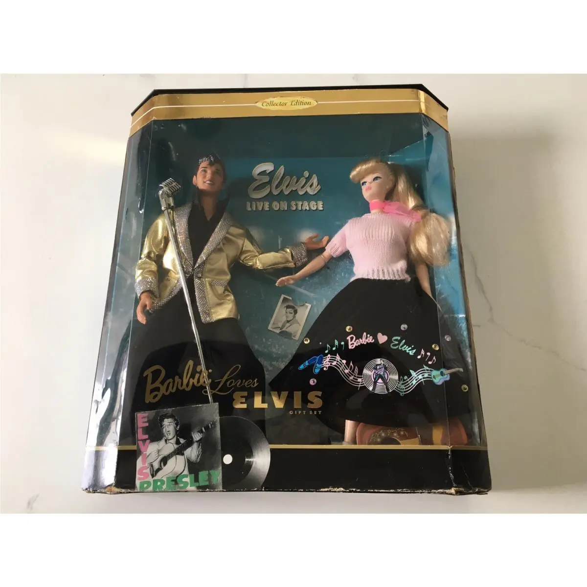 Barbie Loves Elvis Presley Gift Set Collector Edition Mattel 17450 1996
