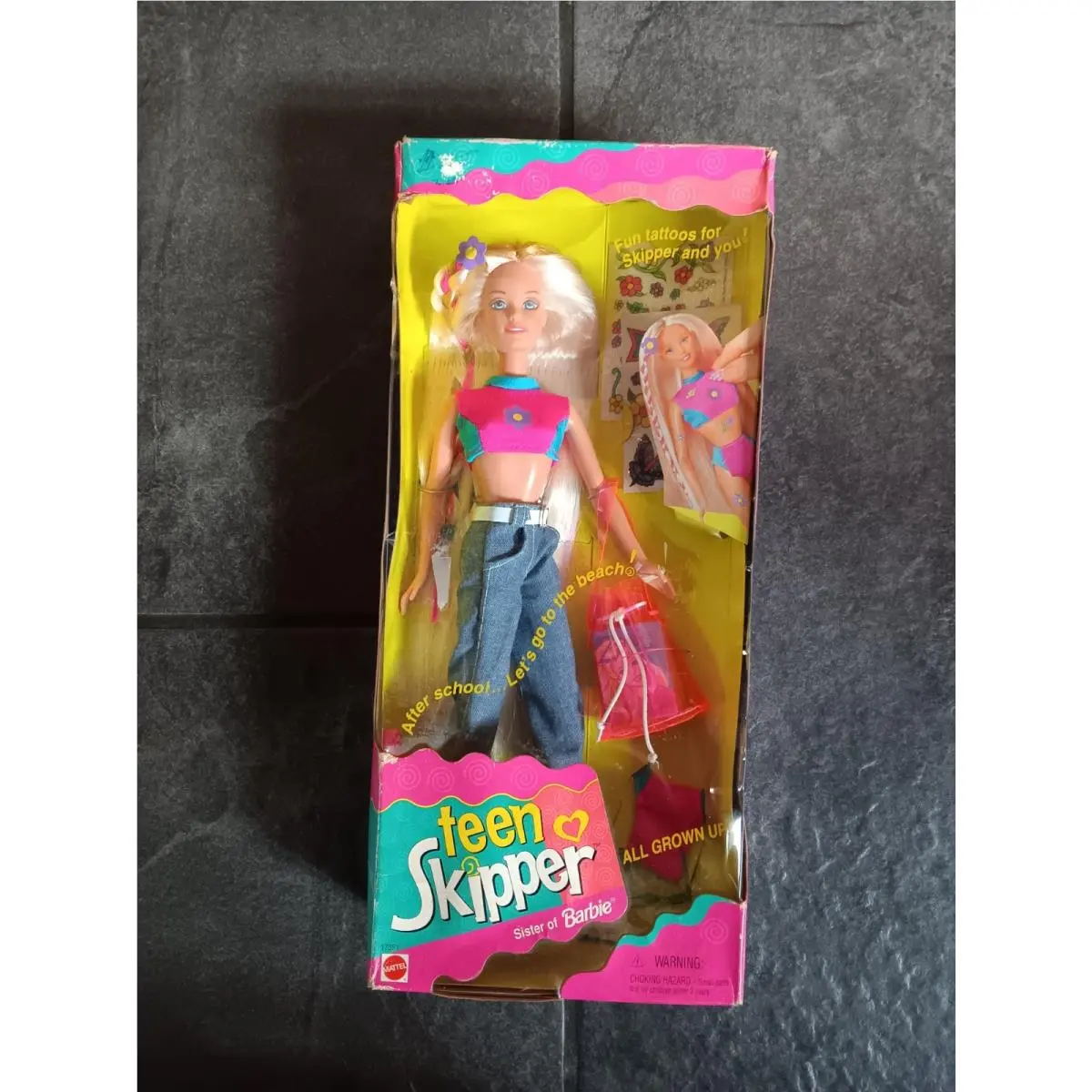 Barbie Sister Teen Skipper All Grown Up 17351 Beach Tatoos