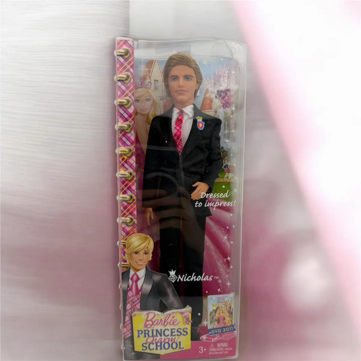 Barbie Princess Charm School Prince Nicholas 2010 Doll V6828 Nrfb