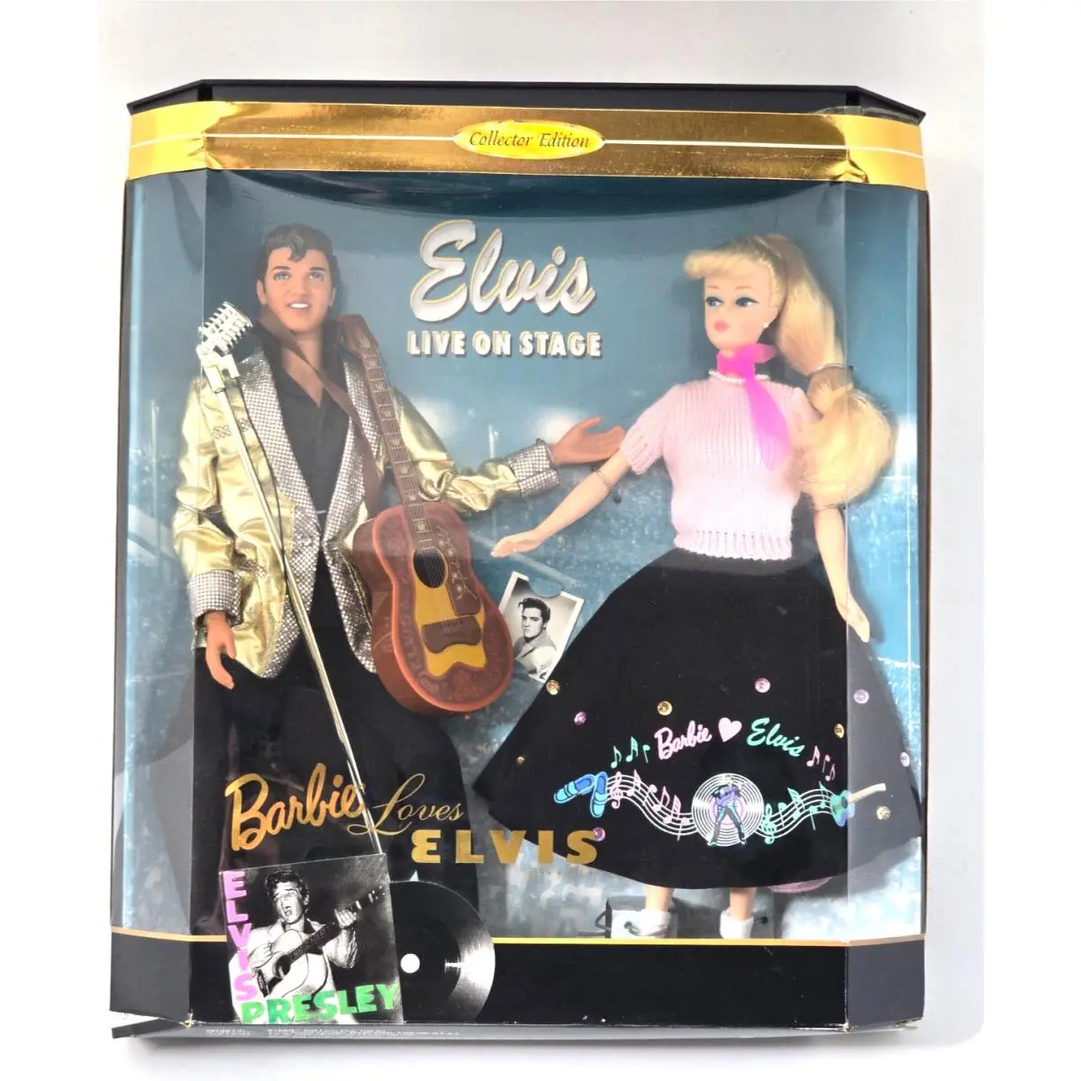 Barbie Loves Elvis Collector Edition Gift 1996Set Mattel 17450 Nrfb