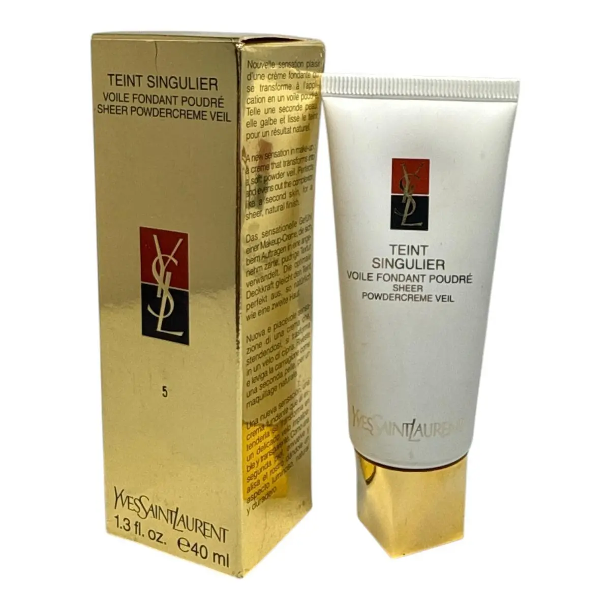 Yves Saint Laurent Ysl Teint Singulier Sheer Powder Creme Veil 1.3fl.oz/40ml/5
