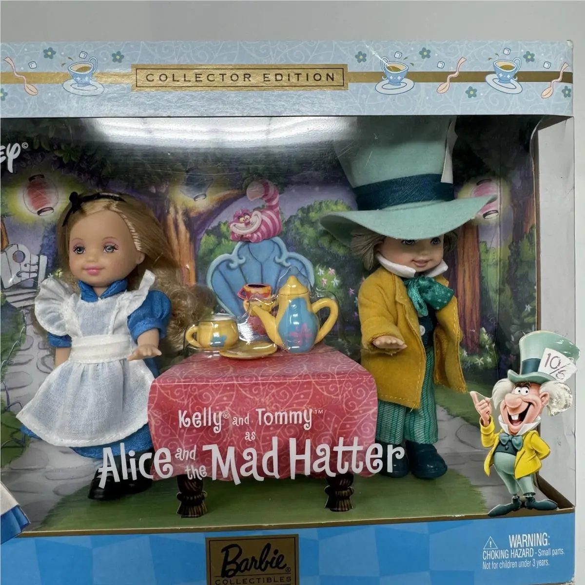 Kelly and Tommy Alice The Mad Hatter Disney Barbie Collector Edition