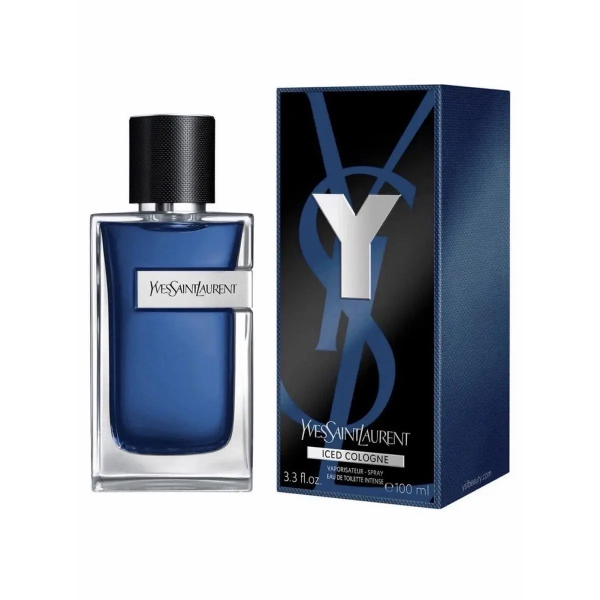 Yves Saint Laurent Ysl Y Eau de Toilette Intense Iced Cologne 3.3oz / 100ml