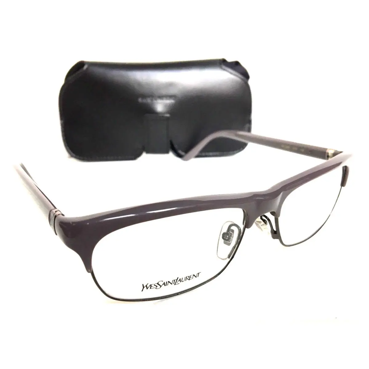 Yves Saint Laurent Ysl 2323 Xvh 55mm Gray Men`s Eyeglasses Frame Iii