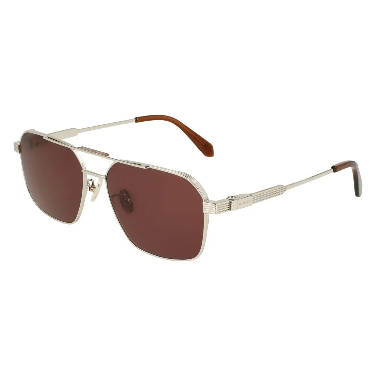 SF319SLB Sunglasses 712 Light Gold by Salvatore Ferragamo