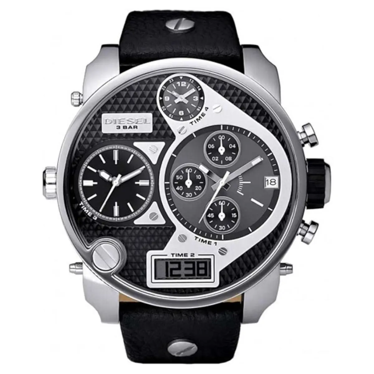 Diesel Men`s Mr.daddy Black Dial Watch - DZ7125