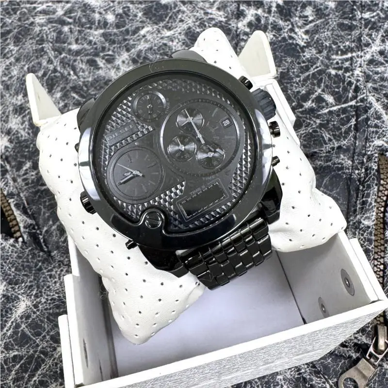 Mr. Daddy Chrono Dual Time Watch DZ7254 by Diesel