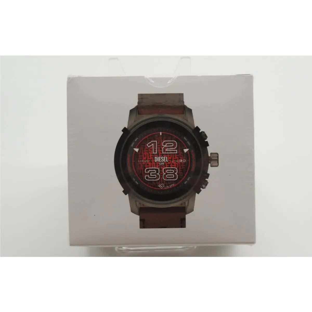 Diesel Men`s Griffed Gen 6 Quartz Leather 45.5mm Smartwatch DZT2043V - Brown