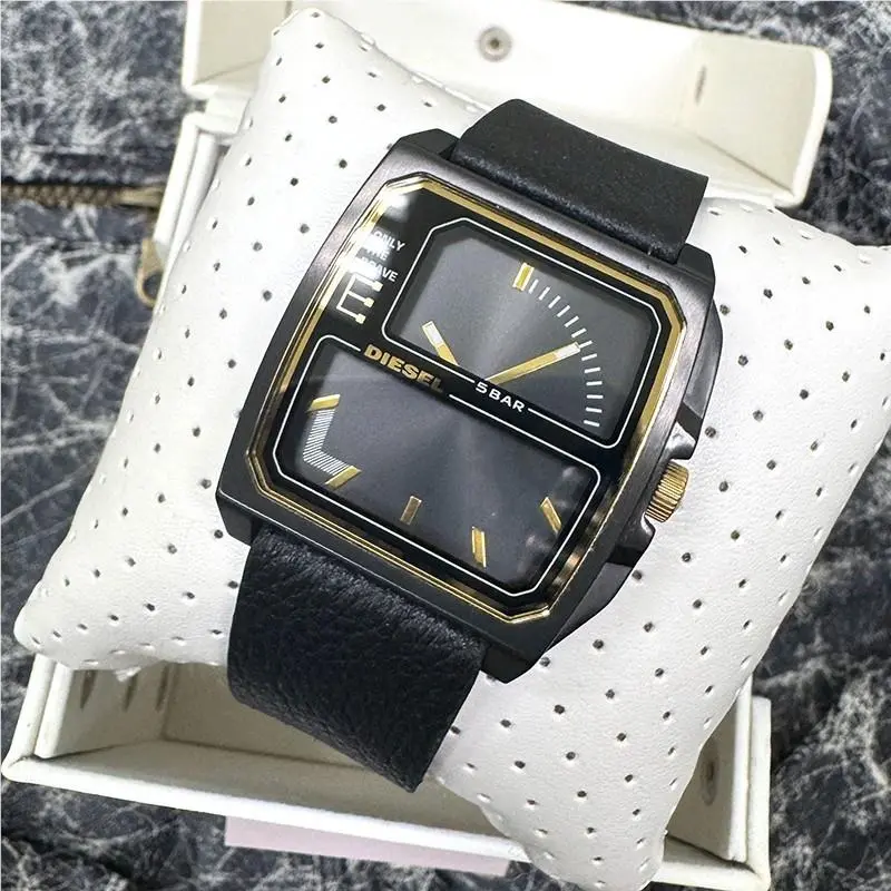 Diesel Leather Black Watch Strap DZ1431