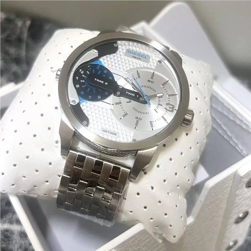 Mini Daddy Dual Time Oversized Watch DZ7305 by Diesel